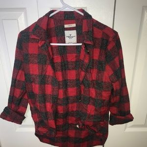 Slim-fit American Eagle Flannel